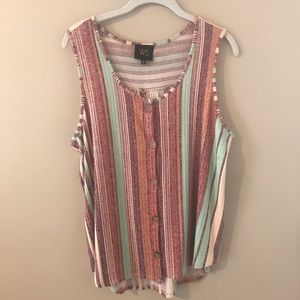 W5 striped tank top